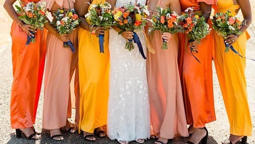 رنگ لباس ساقدوش عروس