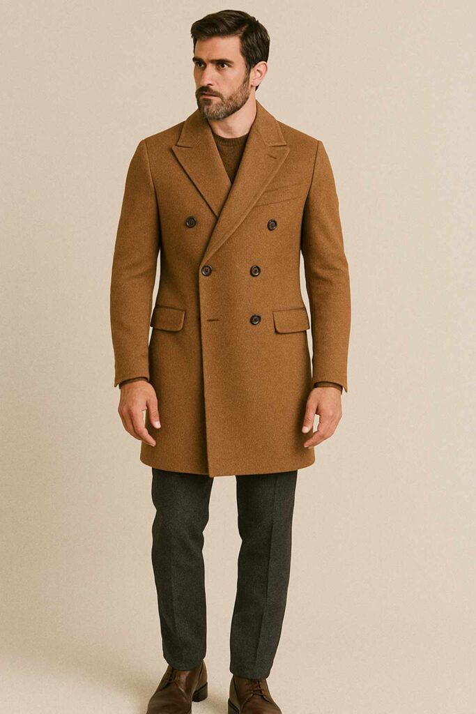 12 مورد از انواع کت تک مردانه که باید داشته باشید 10 اورکت (کت تک بلند مردانه)