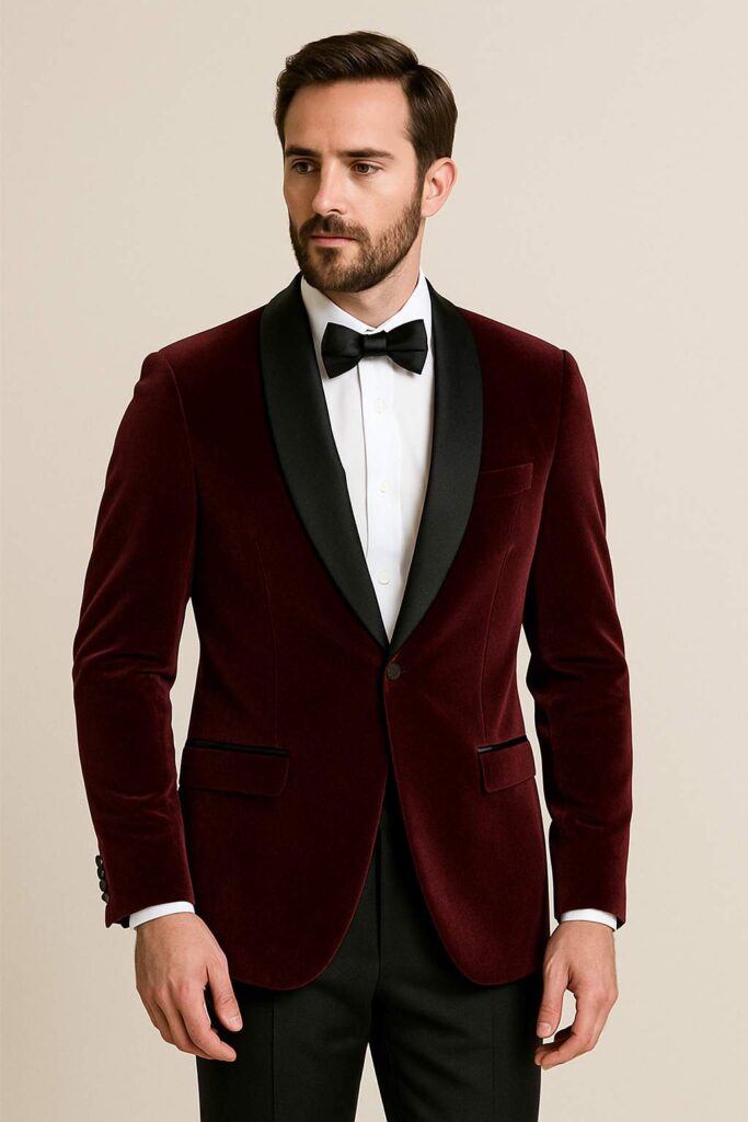 12 مورد از انواع کت تک مردانه که باید داشته باشید 4 کت مخمل مجلسی مردانه