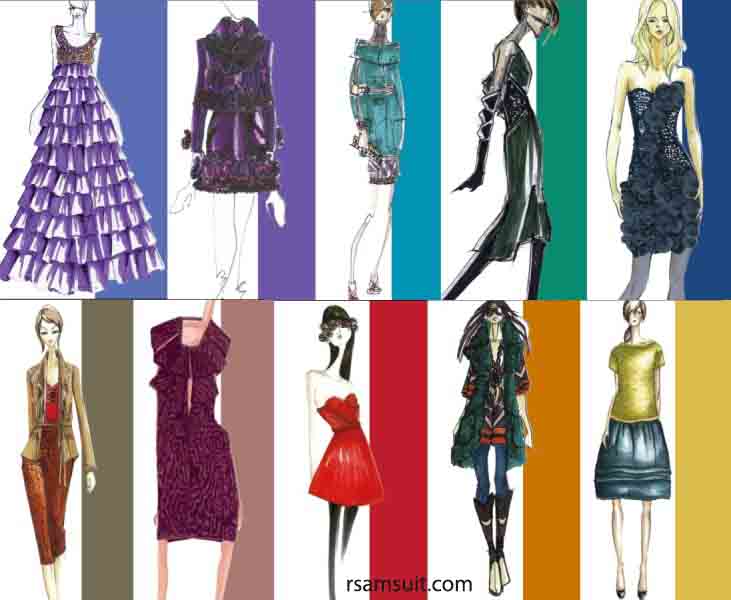 روانشناسی رنگها در طراحی لباس
