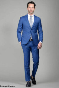 قیمت کت شلوار آبی مردانه