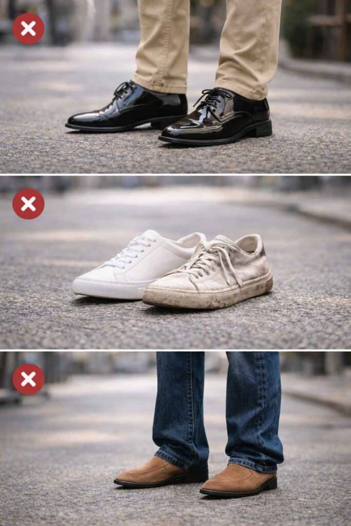 استایل کژوال (Casual) 17 اشتباهات رایج در استایل کژوال مردانه