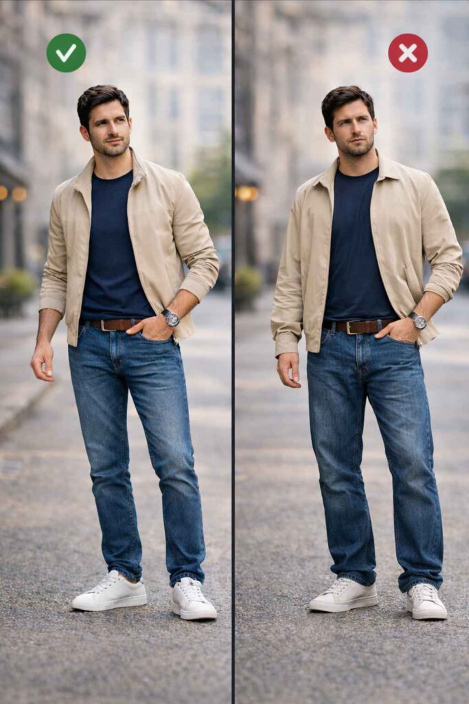 استایل کژوال (Casual) 18 نقش برش و فیت لباس در استایل کژوال مردانه