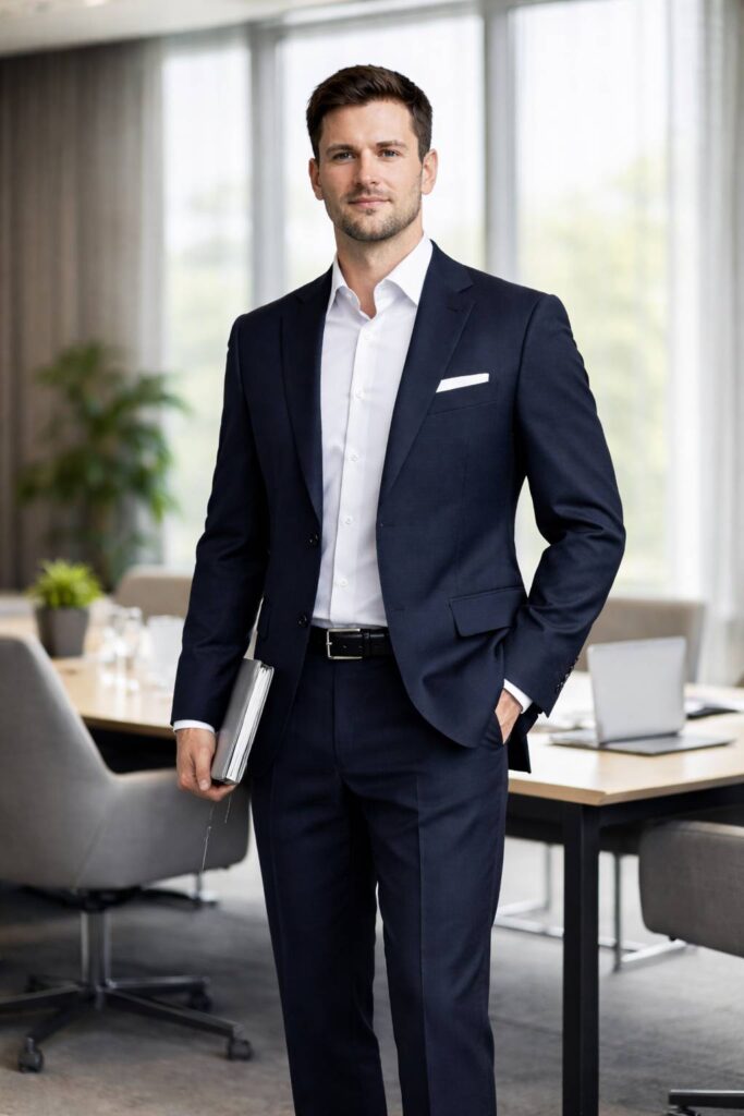استایل مینیمال 7 استایل مینیمال رسمی مردانه در محیط کاری و جلسه رسمی