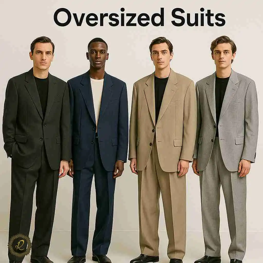 مدل های جدید کت شلوار مردانه 1404 3 کت و شلوارهای اورسایز جدید ۱۴۰۴
