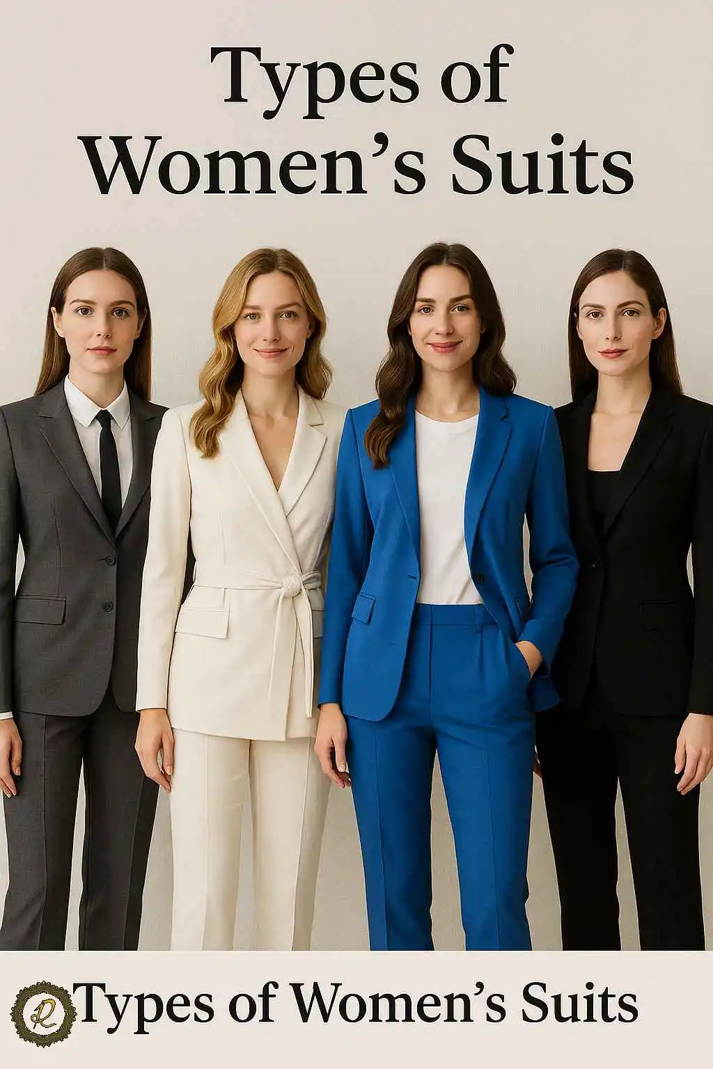 راهنمای ست کردن کت و شلوار زنانه با اکسسوری 1 انواع کت و شلوار زنانه شامل رسمی، مجلسی و اسپرت