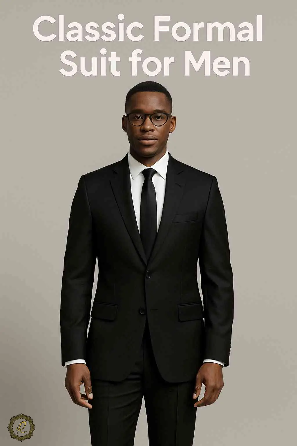 کت شلوار رسمی کلاسیک مشکی برای آقایان