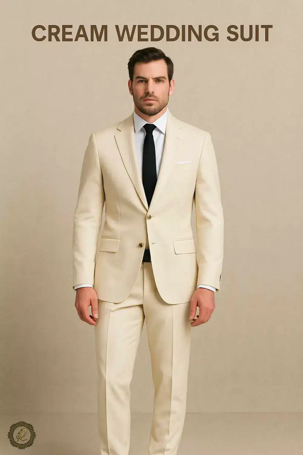 ترندهای کتوشلوار دامادی در سال ۱۴۰۴؛ چه رنگهایی در مراسمها میدرخشند؟ 4 کتوشلوار کرم یا شیری؛ انتخاب خاص برای مراسم فضای باز