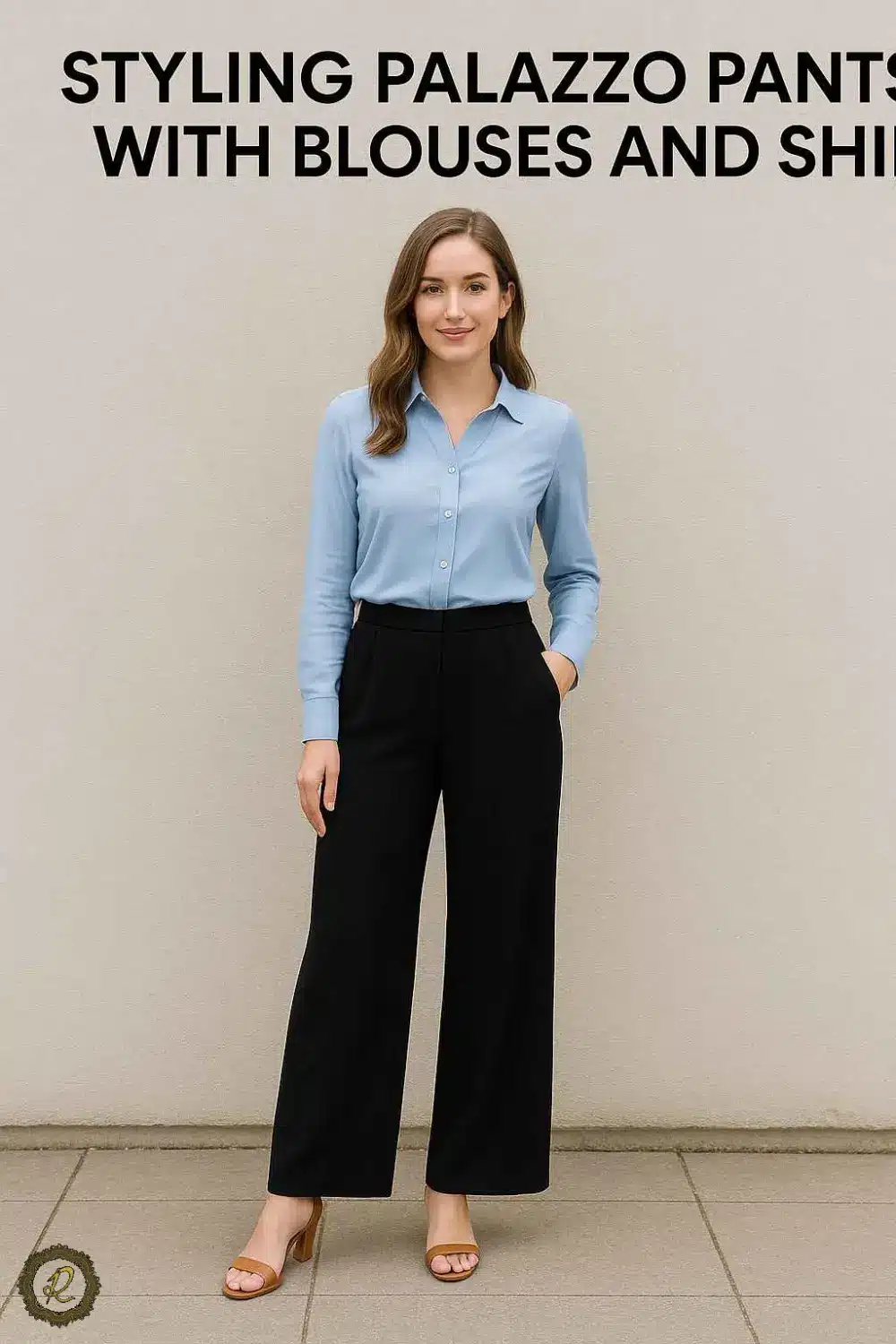 مدلهای شلوار دامنی (پالازو) و روش ست کردن با استایلهای ۱۴۰۴ 6 ست شلوار دامنی با شومیز و بلوز زنانه