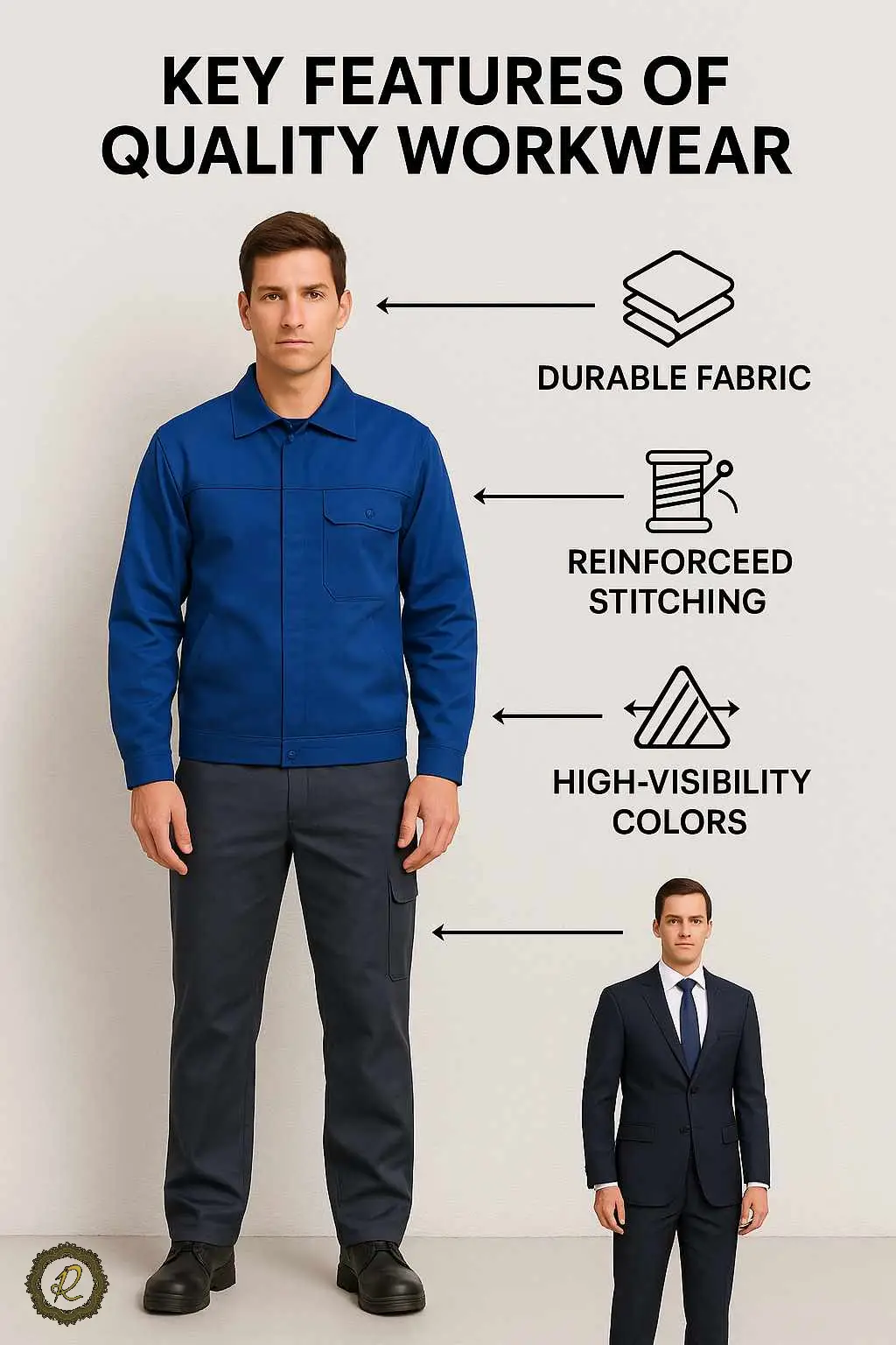 اصول انتخاب لباس کار 1 ویژگیهای کلیدی یک لباس کار خوب