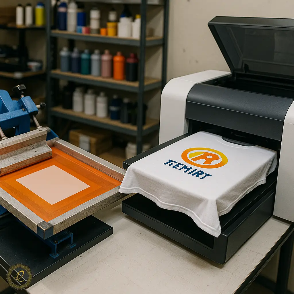 تیشرت کار ساده یا سفارشی؟ بررسی مزایا و معایب 3 دستگاه چاپ سیلک و دیجیتال روی تیشرت