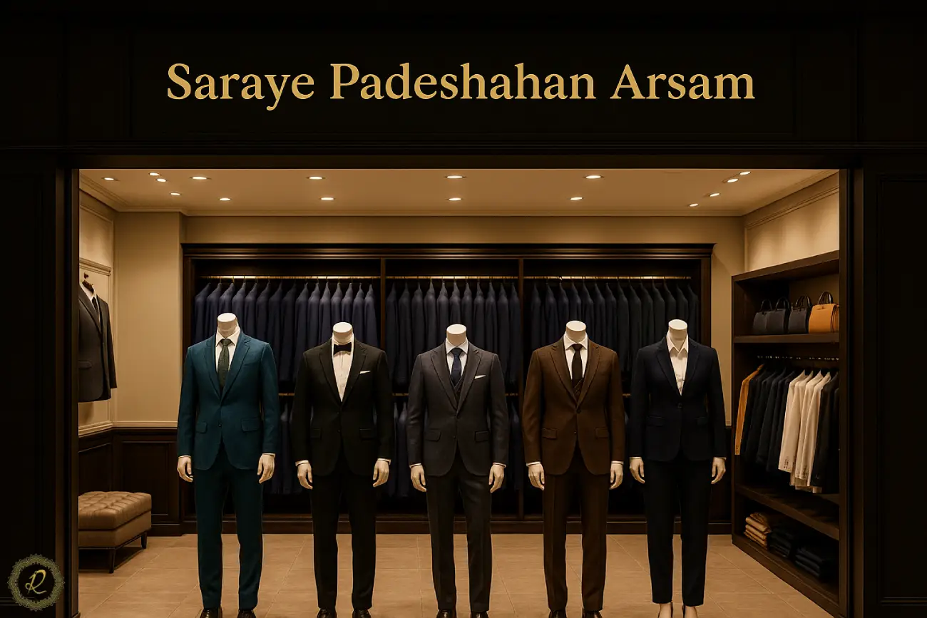  نمایشگاه سرای پادشاهان آرسام با مجموعه‌ای از کت شلوار دامادی