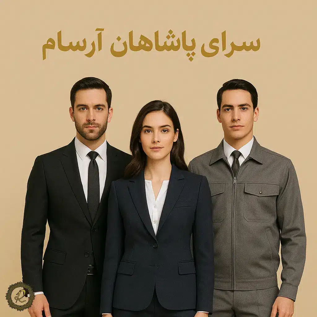 نمونه طراحی لباس کار شیک توسط سرای پادشاهان آرسام