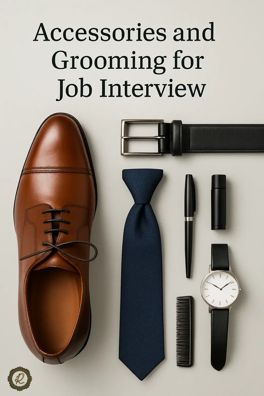 لباس مناسب برای مصاحبه کاری؛ چه بپوشیم تا تاثیرگذار باشیم؟ 4 کفش چرمی براق و ساعت مینیمال مردانه کنار کتوشلوار رسمی