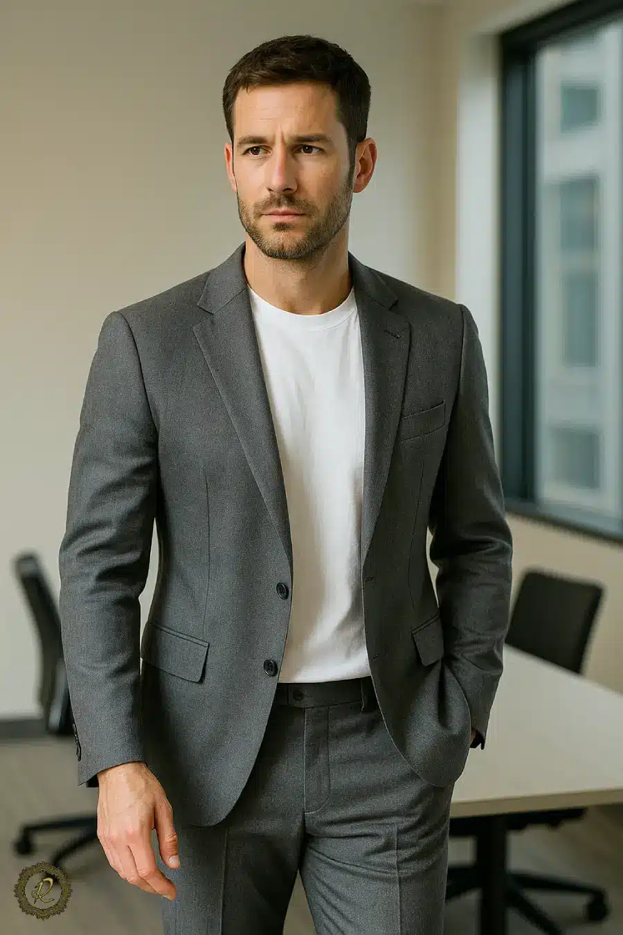 ۷ نکته برای انتخاب رنگ کتشلوار در محیطهای اداری 2 کتوشلوار خاکستری مناسب استفاده روزمره در محیطهای کاری و سازمانی