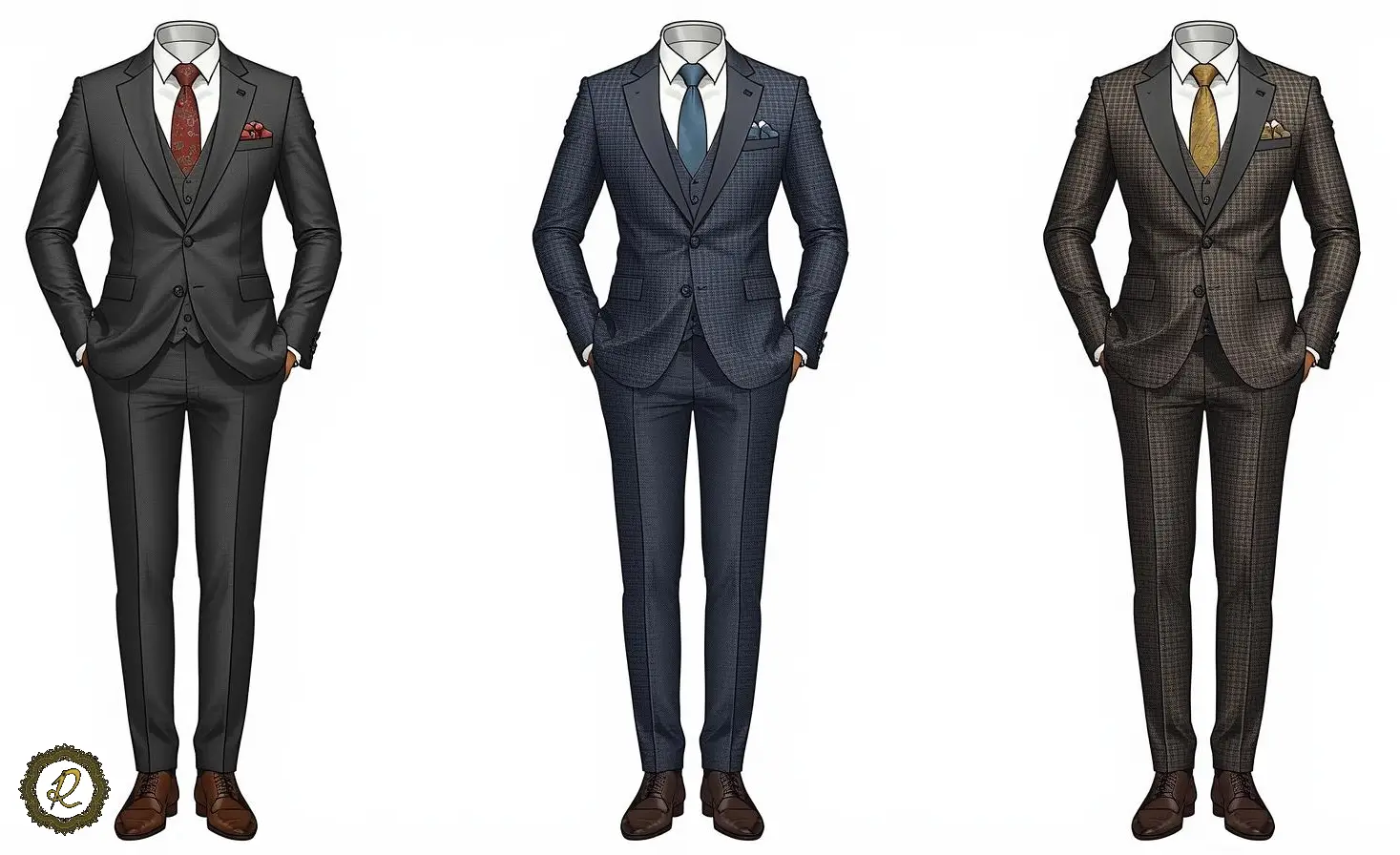 مقایسه کت‌وشلوار مراسمی، اداری و لاکچری با توضیحات خیاطان حرفه‌ای