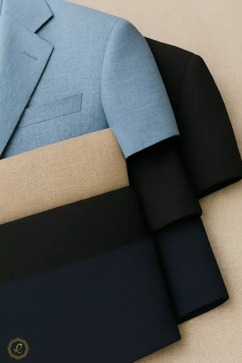  طیف رنگ کت‌وشلوار مردانه از آبی روشن و بژ تا مشکی و سرمه‌ای برای فصول مختلف