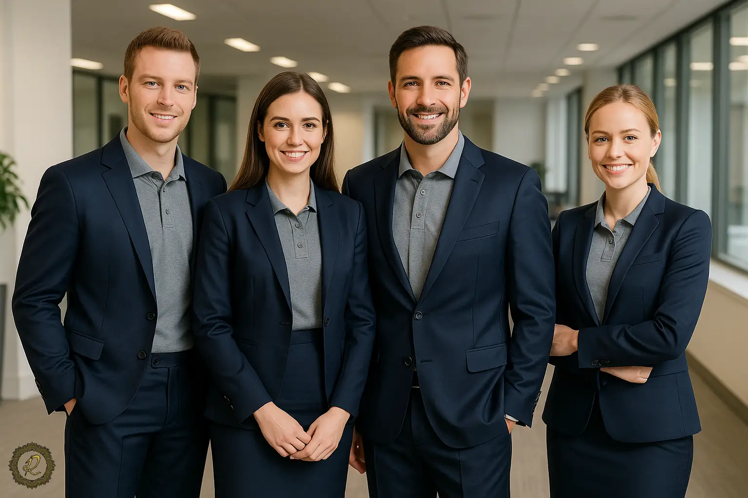 چرا «فیت بدن» مهمتر از قیمت در انتخاب کتوشلوار است؟ 4 پرسنل سازمان با کتوشلوارکار و تیشرت کار ستشده