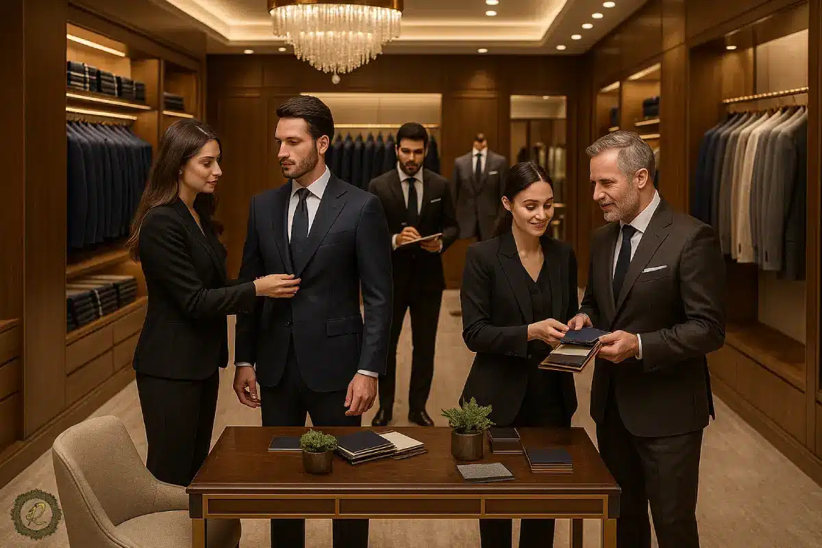 فضای لوکس فروشگاه سرای پادشاهان آرسام با طراحان و مشتریان