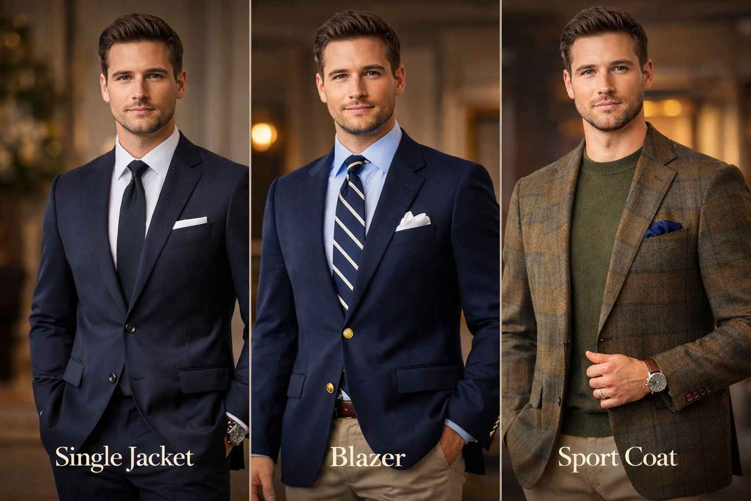 شخصی دوزی و دوخت کت شلوار 107 تفاوت کت تک، بلیزر و کت اسپرت